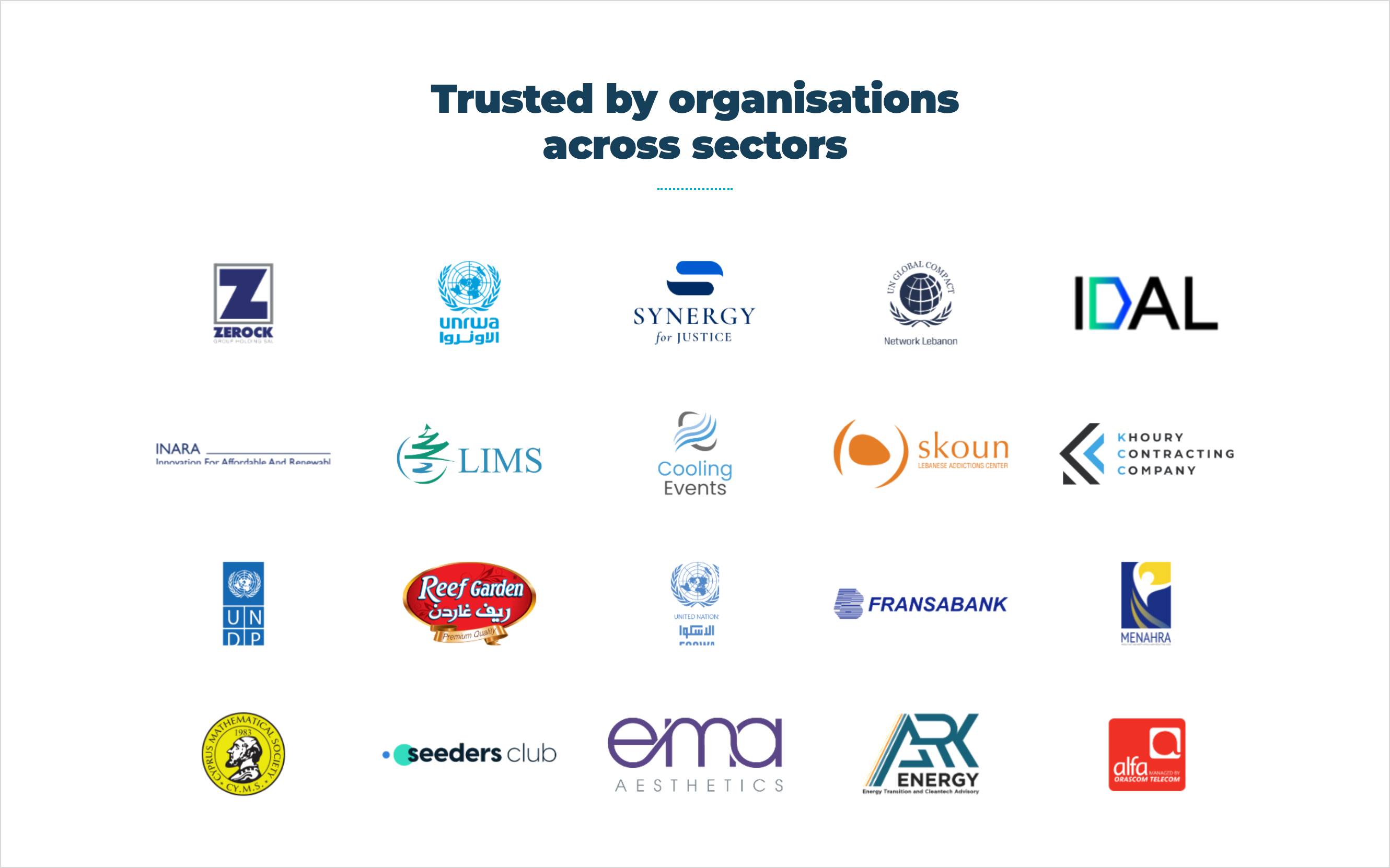 Trusted by organisations across sectors
