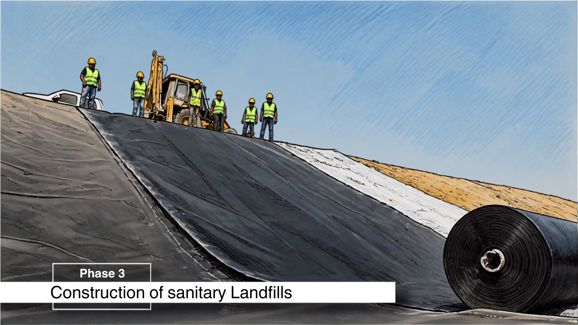 Phase 3: Construction of sanitary landfills — KCC Burj Hammoud project